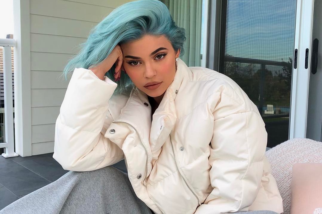 Kylie Jenner Blue Hair Dye Beauty Trend 2019 
