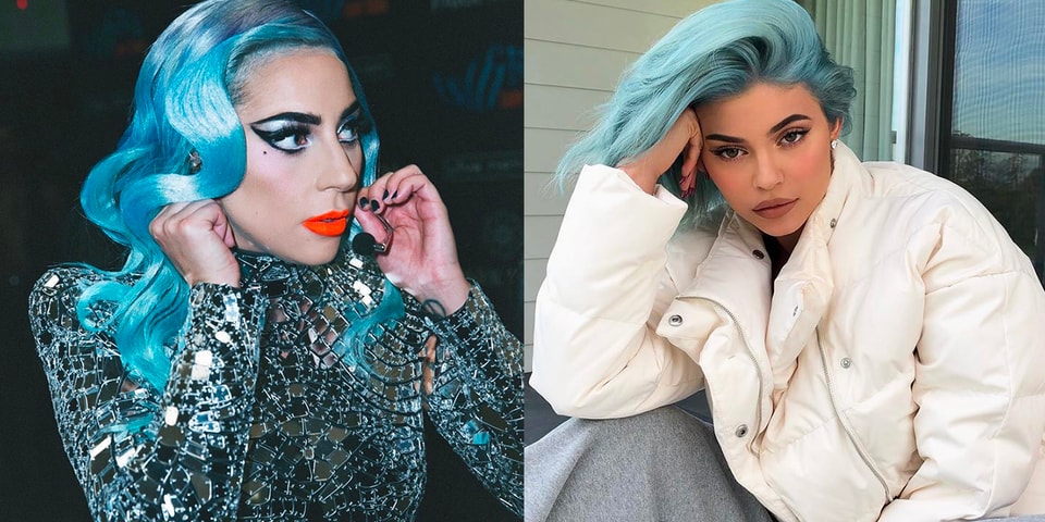 Blue Hair Trend 2019 Kylie Jenner Lady Gaga Hypebae