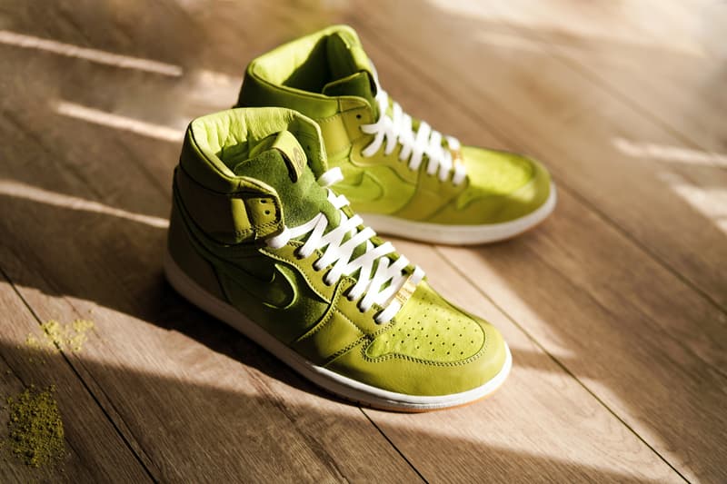 Air Jordan 1 Matcha Green Tea Custom