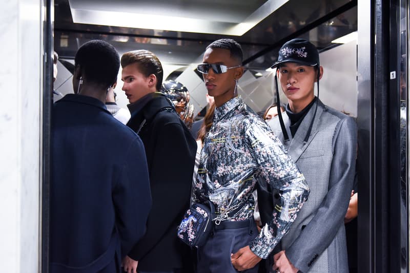 dior men's homme prefall 2019 show collection tokyo backstage behind the scenes yoon ahn ambush matthew williams alyx kim jones hajime sorayama