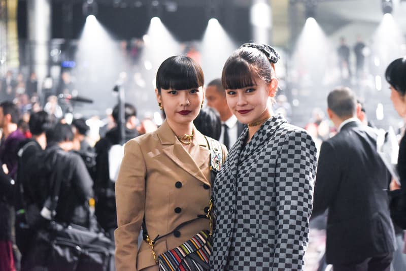 front row dior homme men's pre-fall 2019 yoon ahn matthew williams alyx bella hadid david beckham takashi murakami sorayama
