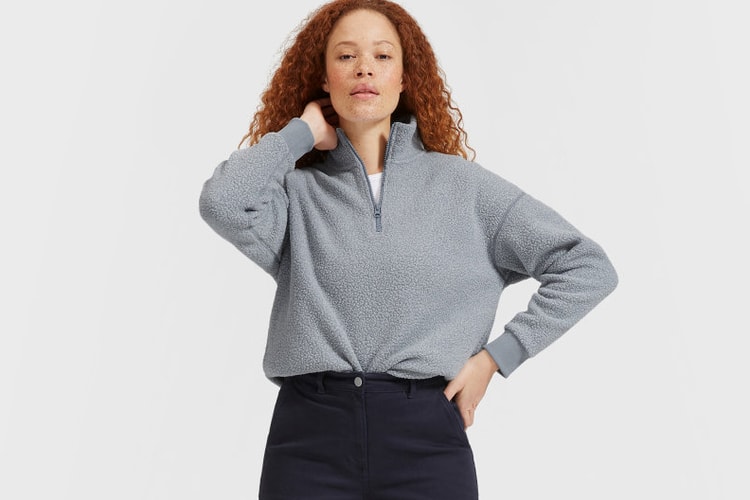 Everlane's Latest Fleece Sweatshirts Are a Seasonal Must-Have