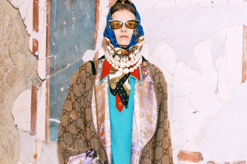 Gucci's Pre-Fall 2019 Lookbook Is an Outlandish Italian Fantasy With Snacks