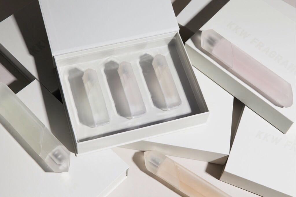 Kim Kardashian KKW Fragrance Crystal Gardenia Mini Trio Gift Set
