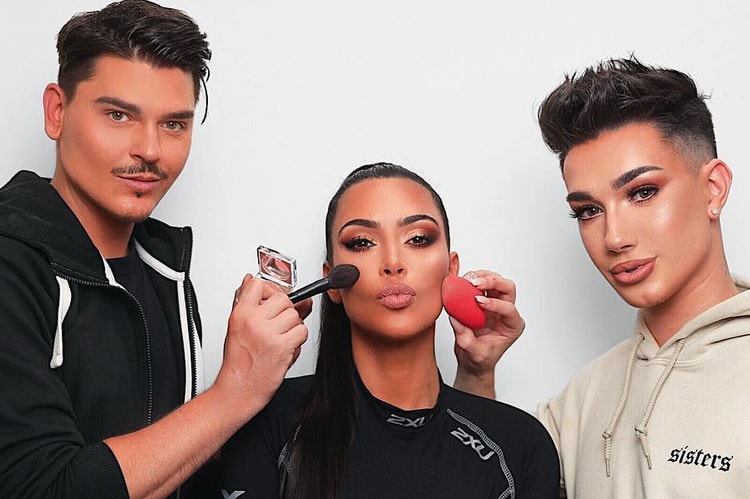 Watch Kim Kardashian Get Her Makeup Done by James Charles and MakeupByMario