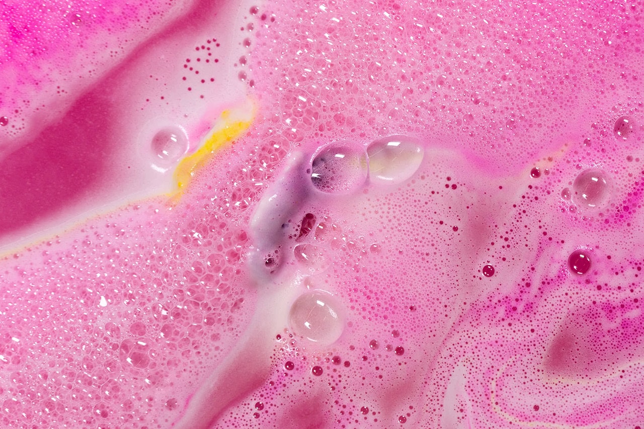 Lush Bath Bombs Pink Art Cosmetics Beauty Bubbles