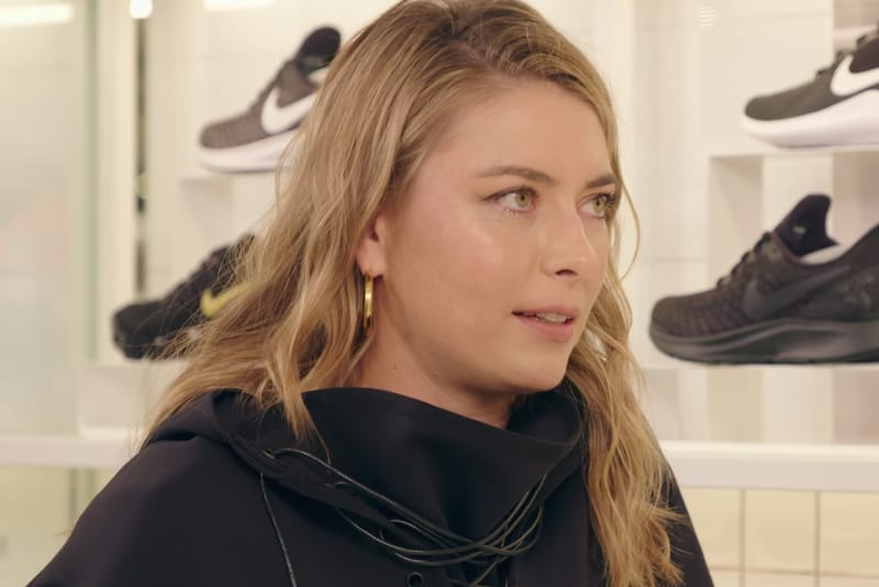 Maria Sharapova Goes Sneaker Shopping 