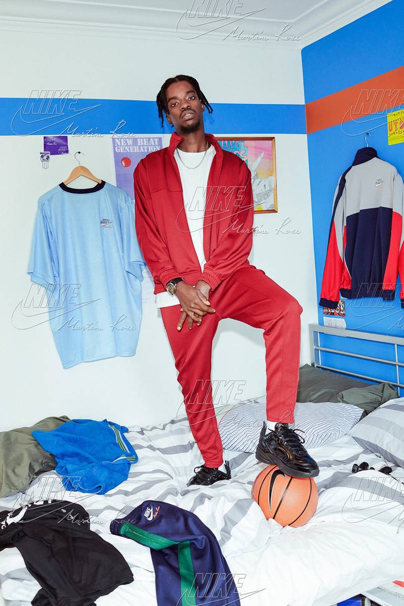 Martine Rose Nike Collaboration Craigslist Pink White Air Monarch Track Pants Jacket T-shirt