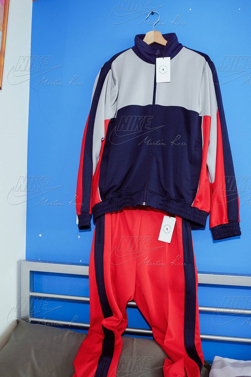 Martine Rose Nike Collaboration Craigslist Pink White Air Monarch Track Pants Jacket T-shirt