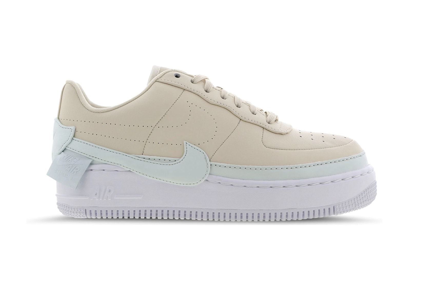 Nike Air Force 1 Jester XX Cream Mint Green Tan Brown Pastel Pink Women's Sneakers Trainers
