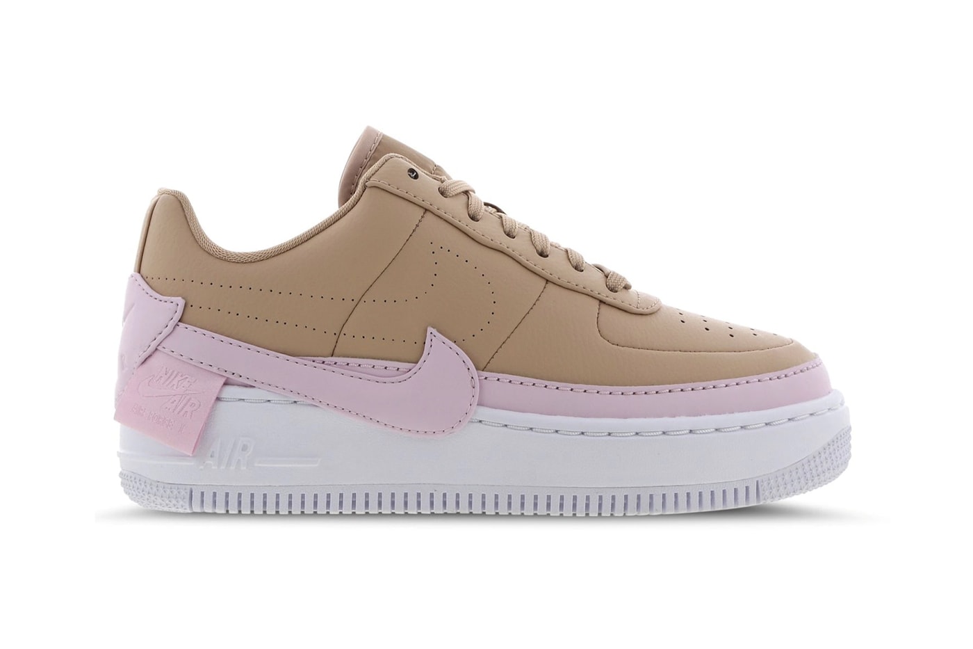 Nike Air Force 1 Jester XX Cream Mint Green Tan Brown Pastel Pink Women's Sneakers Trainers