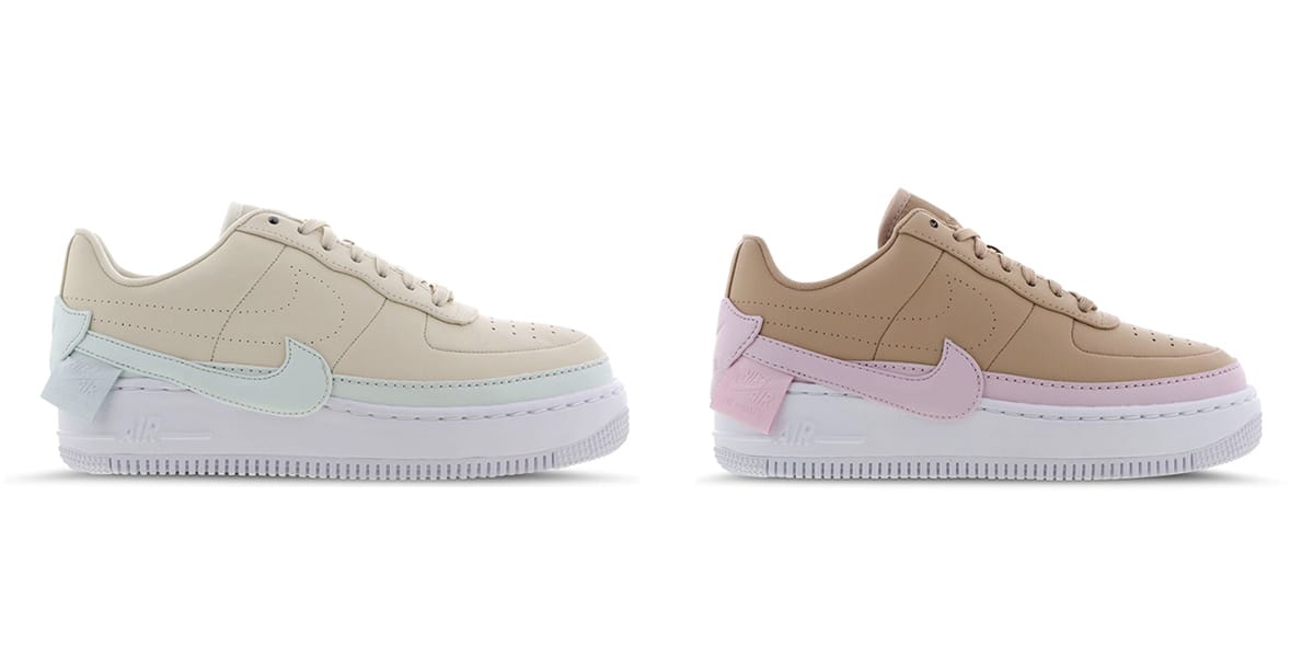 nike air force 1 jester beige and pink