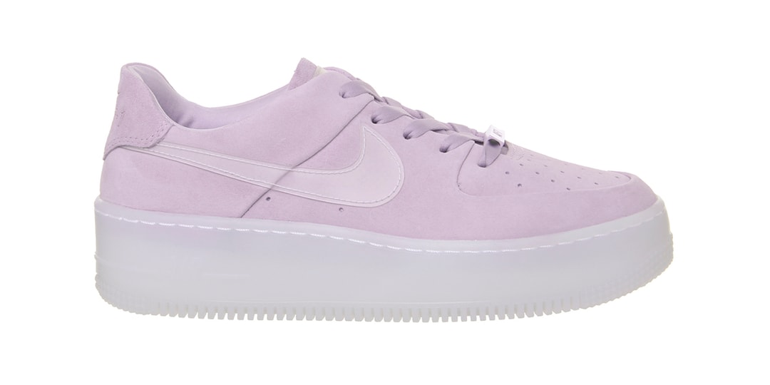 Nike lilac ice air force 1 sage trainers Clearance
