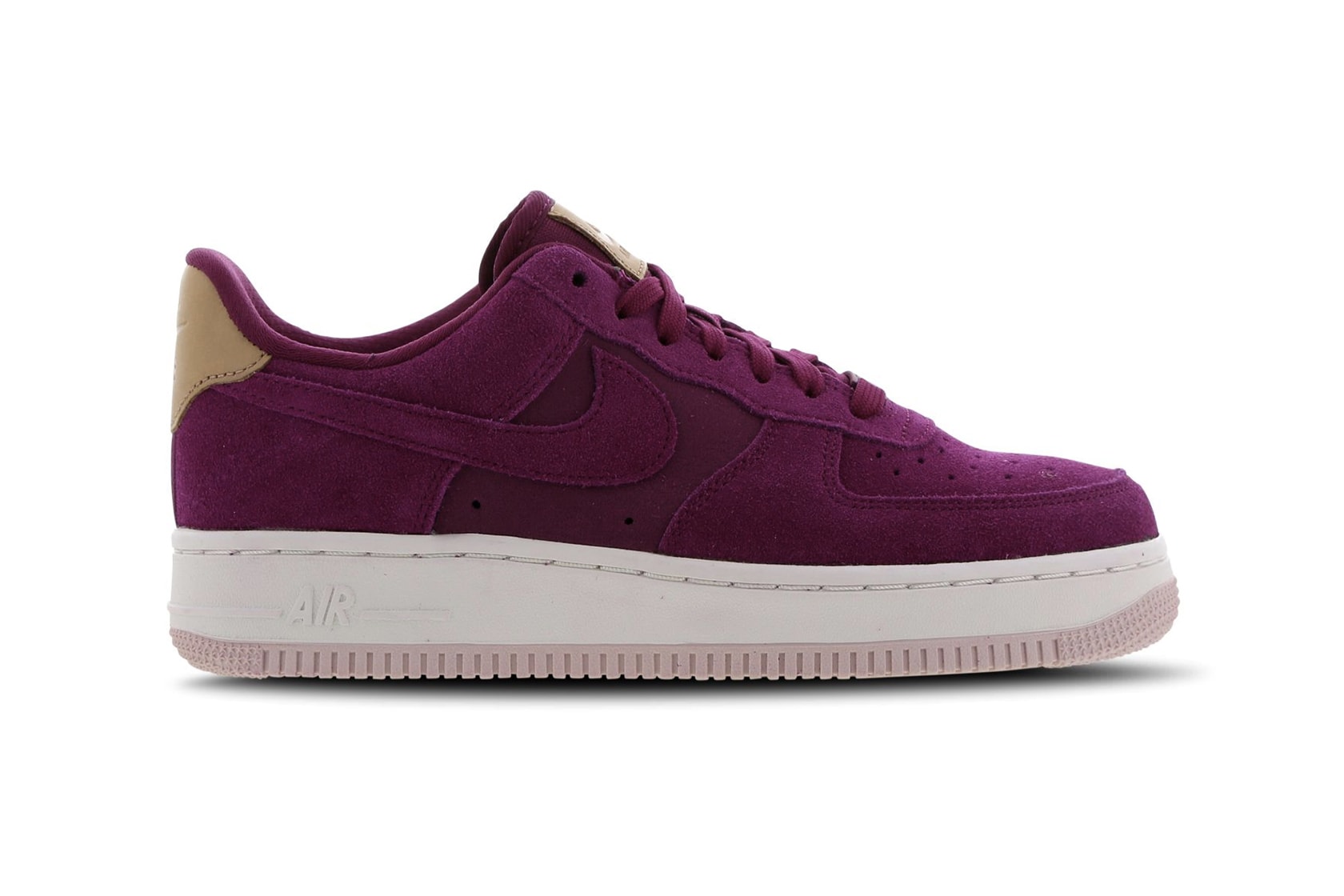 Nike Air Force 1 True Berry Pink Purple Suede Sneakers