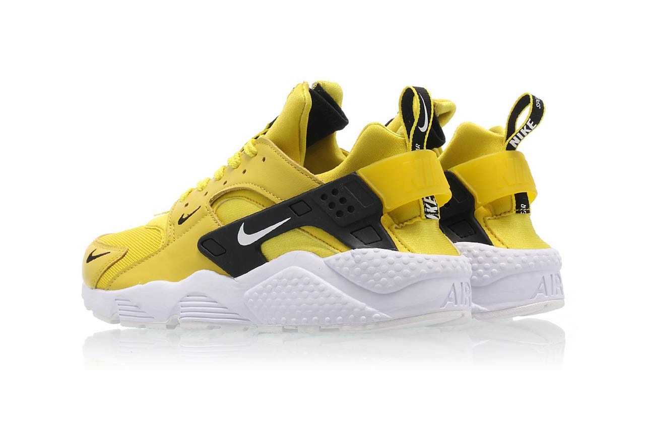 Nike Air Huarache Run Premium Zip Bright CItron Yellow