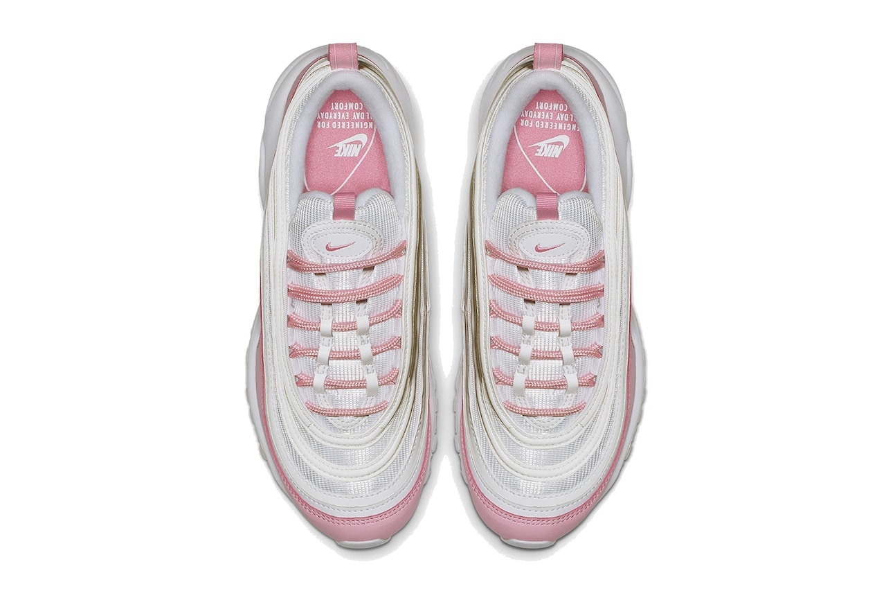 Nike Air Max 97 Pink/White Release Date Sneaker Shoe Footwear Drop Information 