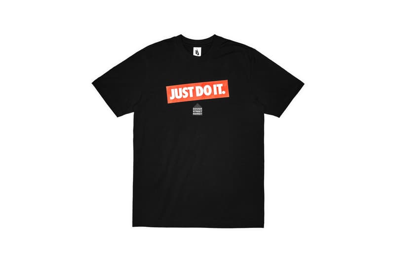 Nike x Dover Street Market Just Do It T-shirt Black