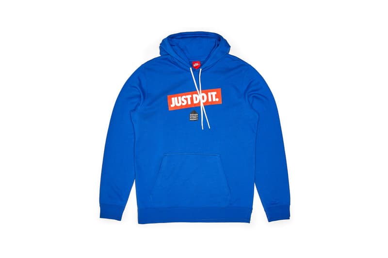 Nike x Dover Street Market Just Do It Hoodie Blue