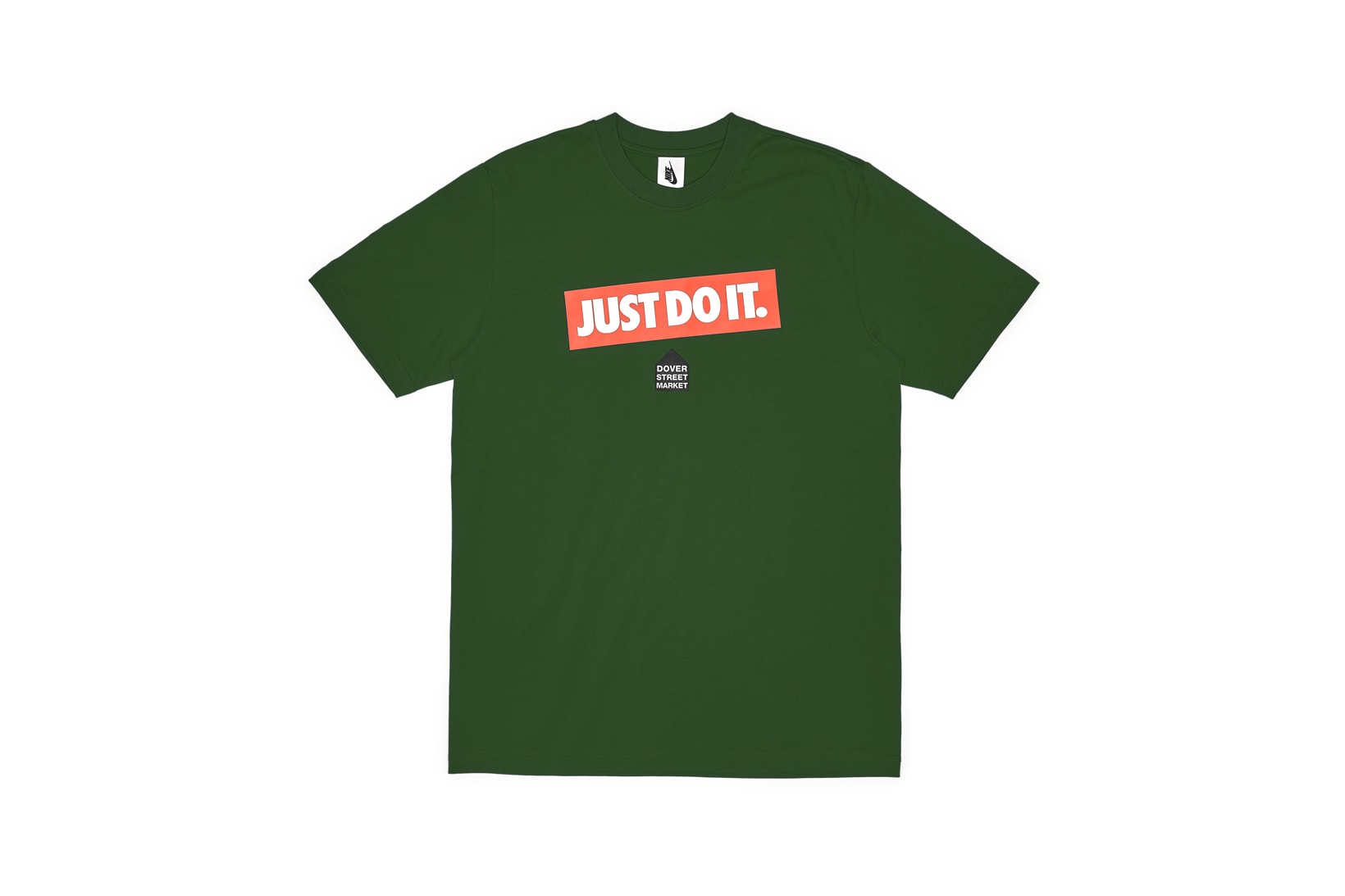 Nike x Dover Street Market Just Do It T-shirt Green