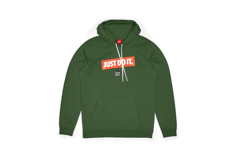 Nike x Dover Street Market Just Do It Hoodie Green