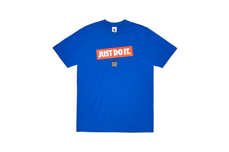 Nike x Dover Street Market Just Do It T-shirt Blue