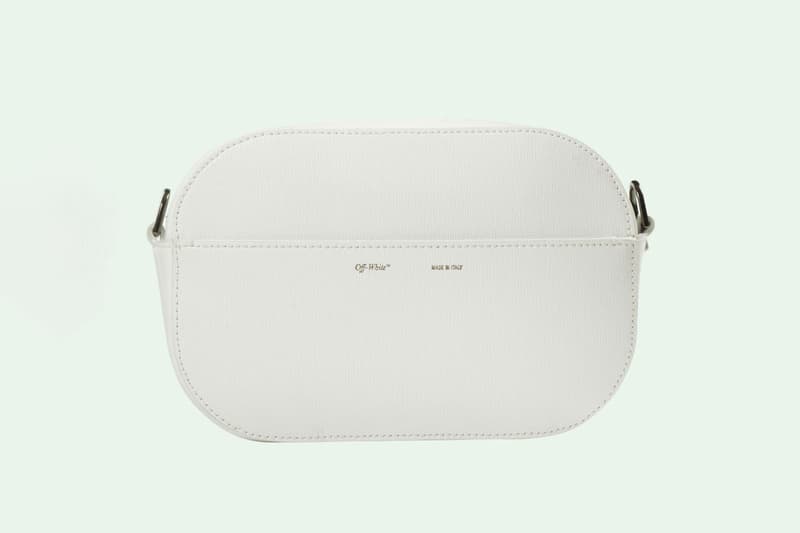 Off White Camera Bag White Black Striped