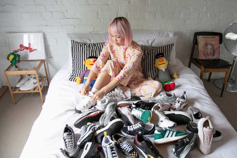 Sole Finess Owner Murata Prajumas Sneaker Store Melbourne Australia Women Female Shop Bed Nike adidas Shoes Footwear Pink Hair