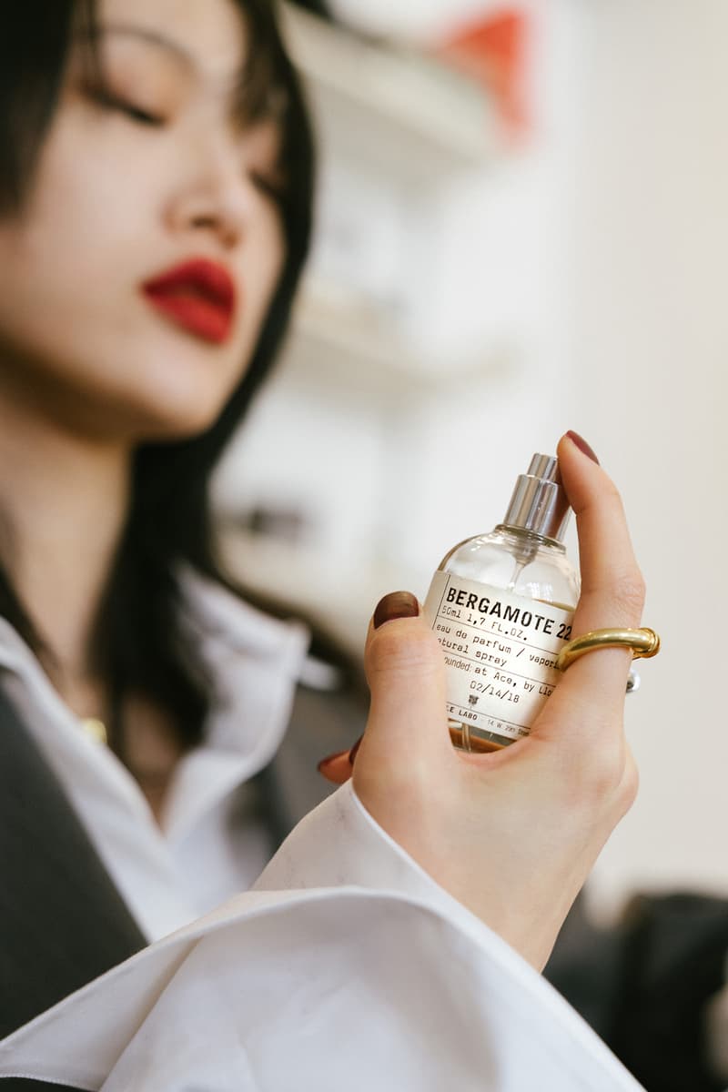 Sora Choi Korean Model Makeup Skincare Beauty Essentials Red Lip Black Hair Asian Supermodel bergamote 22 le labo fragrance perfume