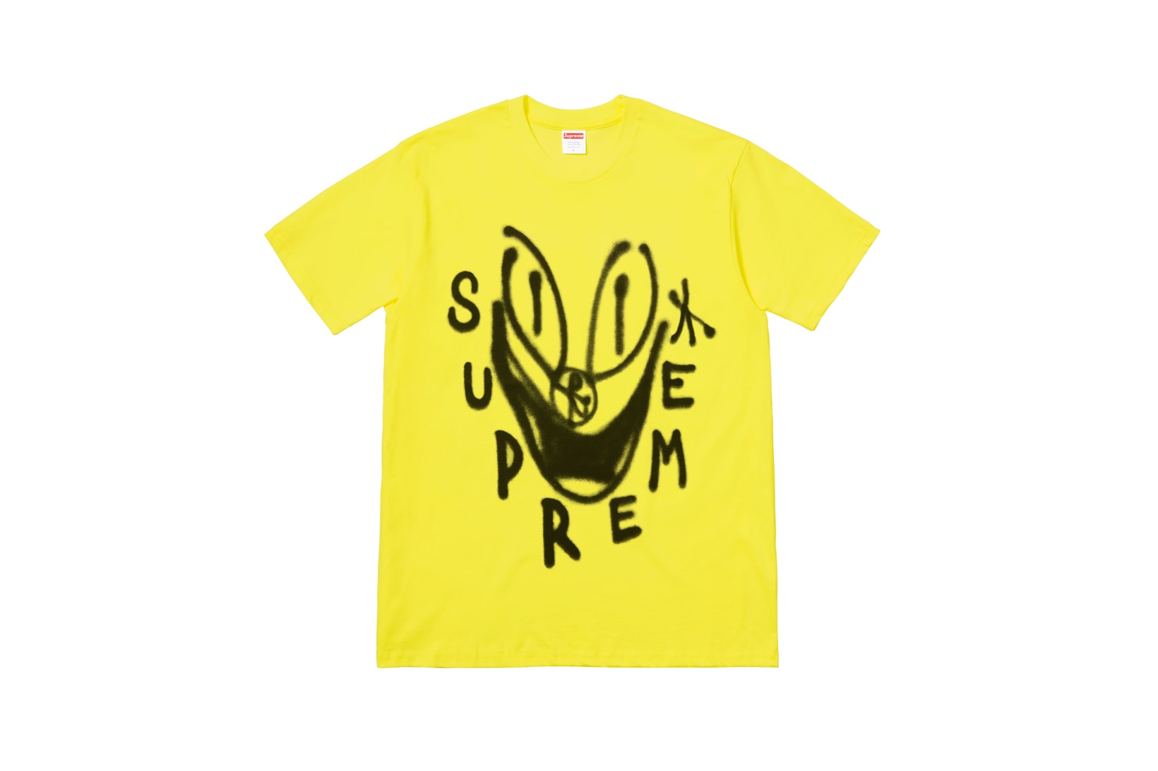 Supreme Marvin Gaye Fall Winter 2018 Collection T-Shirt Yellow
