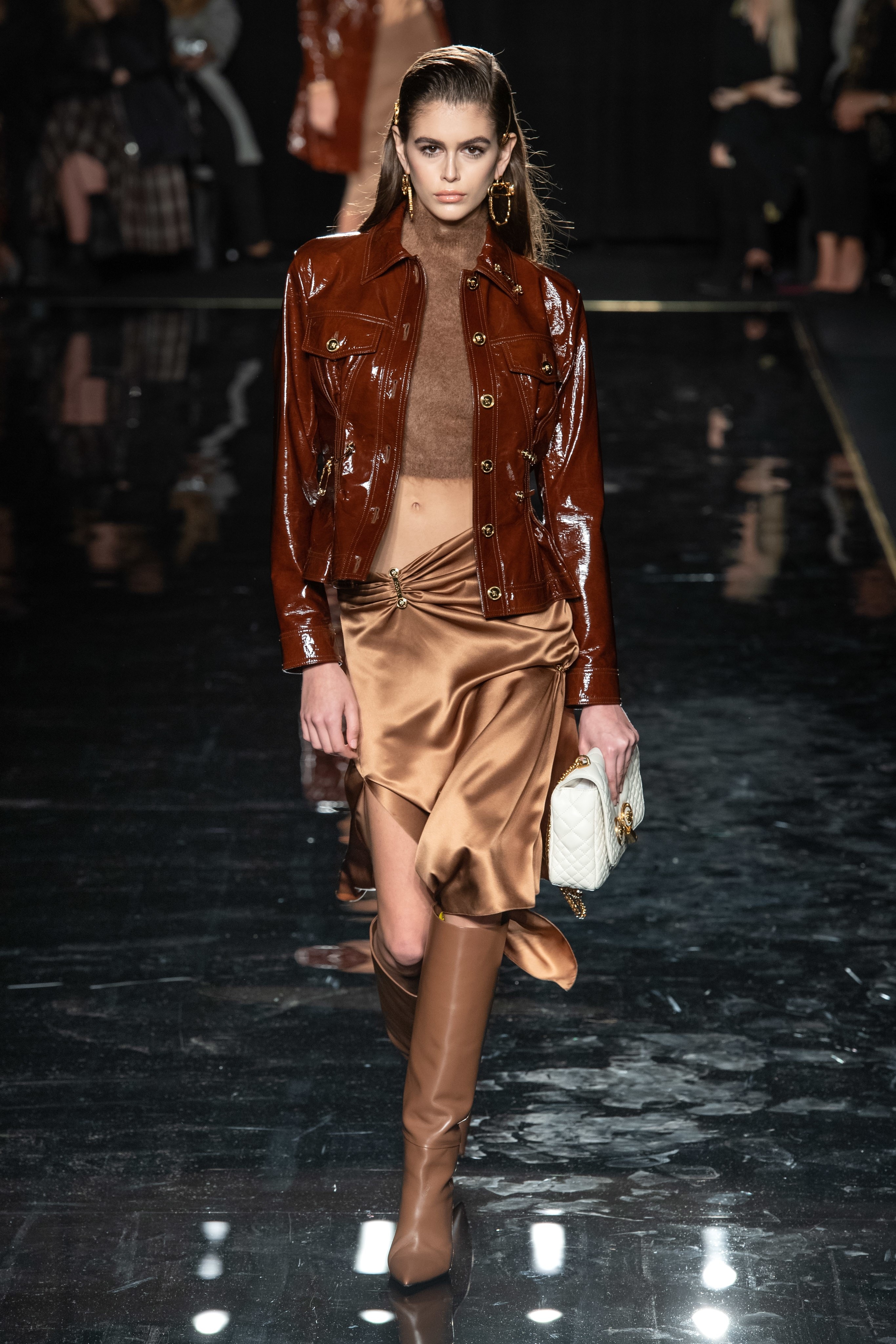 Versace Pre-Fall 2019 Runway Fashion Show New York Kaia Gerber