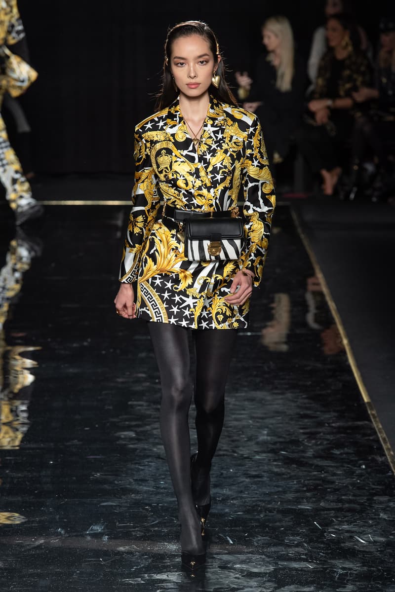 Versace Pre-Fall 2019 Runway Fashion Show New York Fei Fei Sun