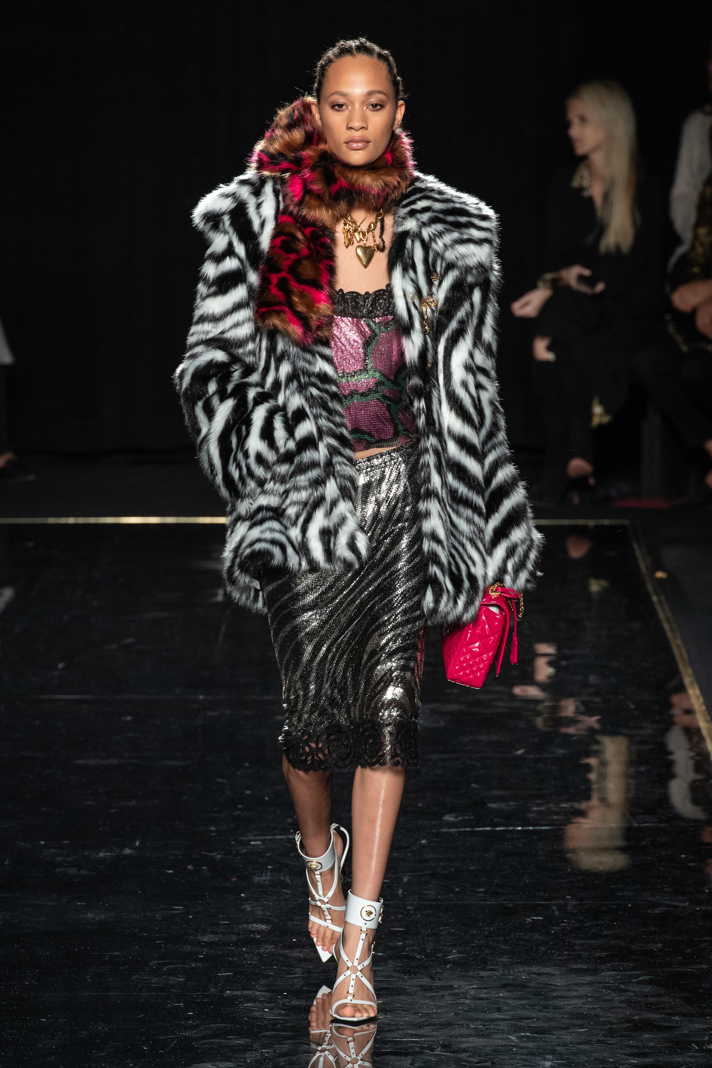 Versace Pre-Fall 2019 Runway Fashion Show New York Selena Forrest