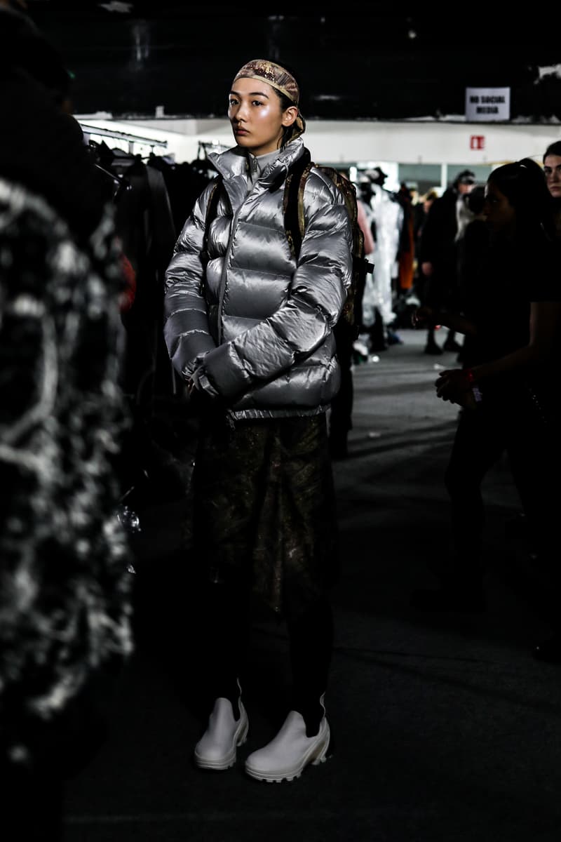 1017 ALYX 9SM Paris Fashion Week Men's Backstage Matthew Williams Kaia Gerber