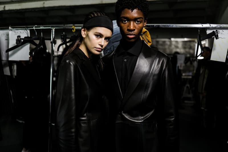 1017 ALYX 9SM Paris Fashion Week Men's Backstage Matthew Williams Kaia Gerber