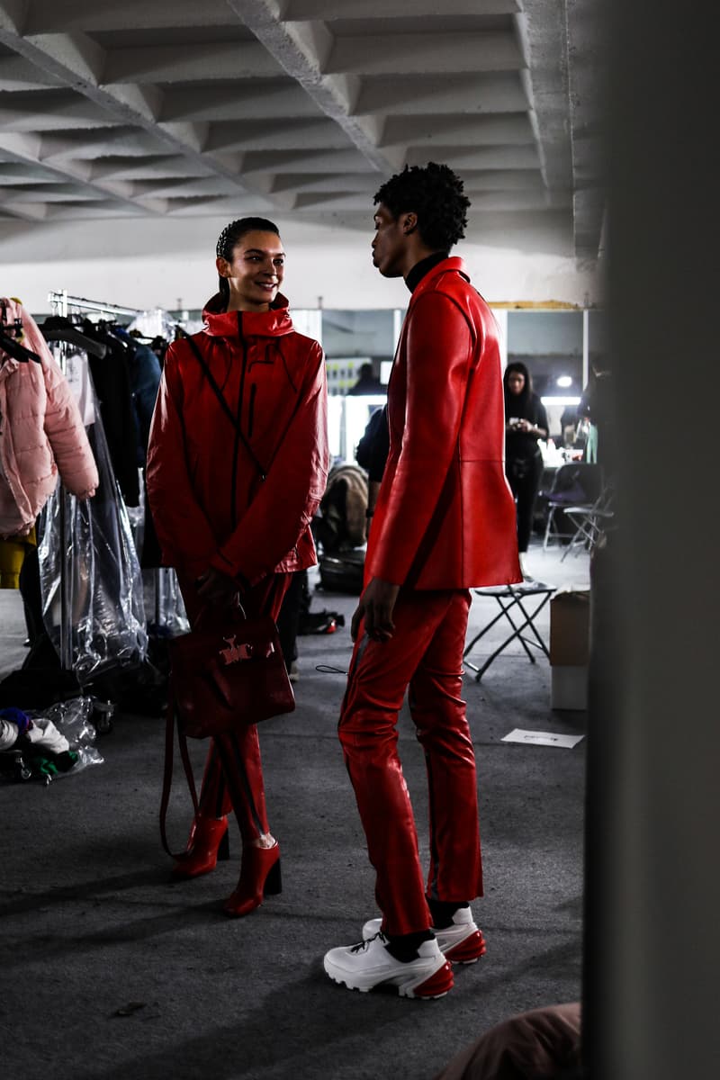 1017 ALYX 9SM Paris Fashion Week Men's Backstage Matthew Williams Kaia Gerber