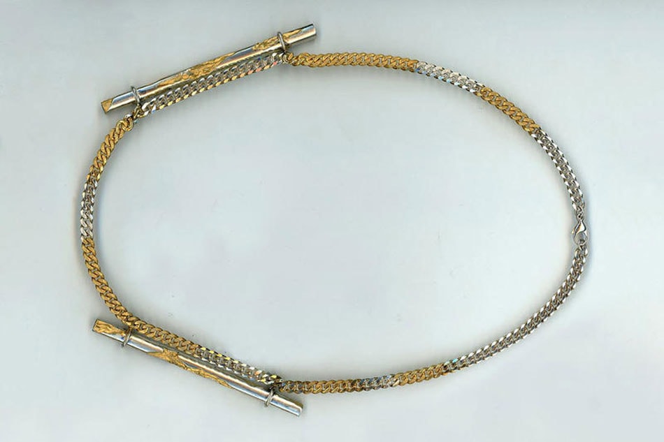 Lv Swoosh Necklace Golden Globe Award