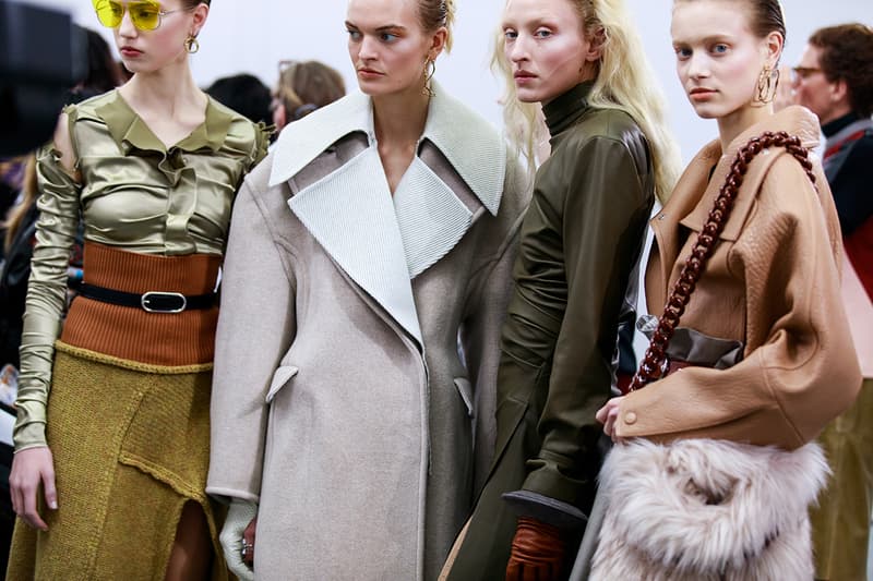 Acne Studios Fall Winter 2019 Show Backstage rdquo; to &ldquo Womenswear Johnny Johansson Coats Fur Bags Sunglasses Models