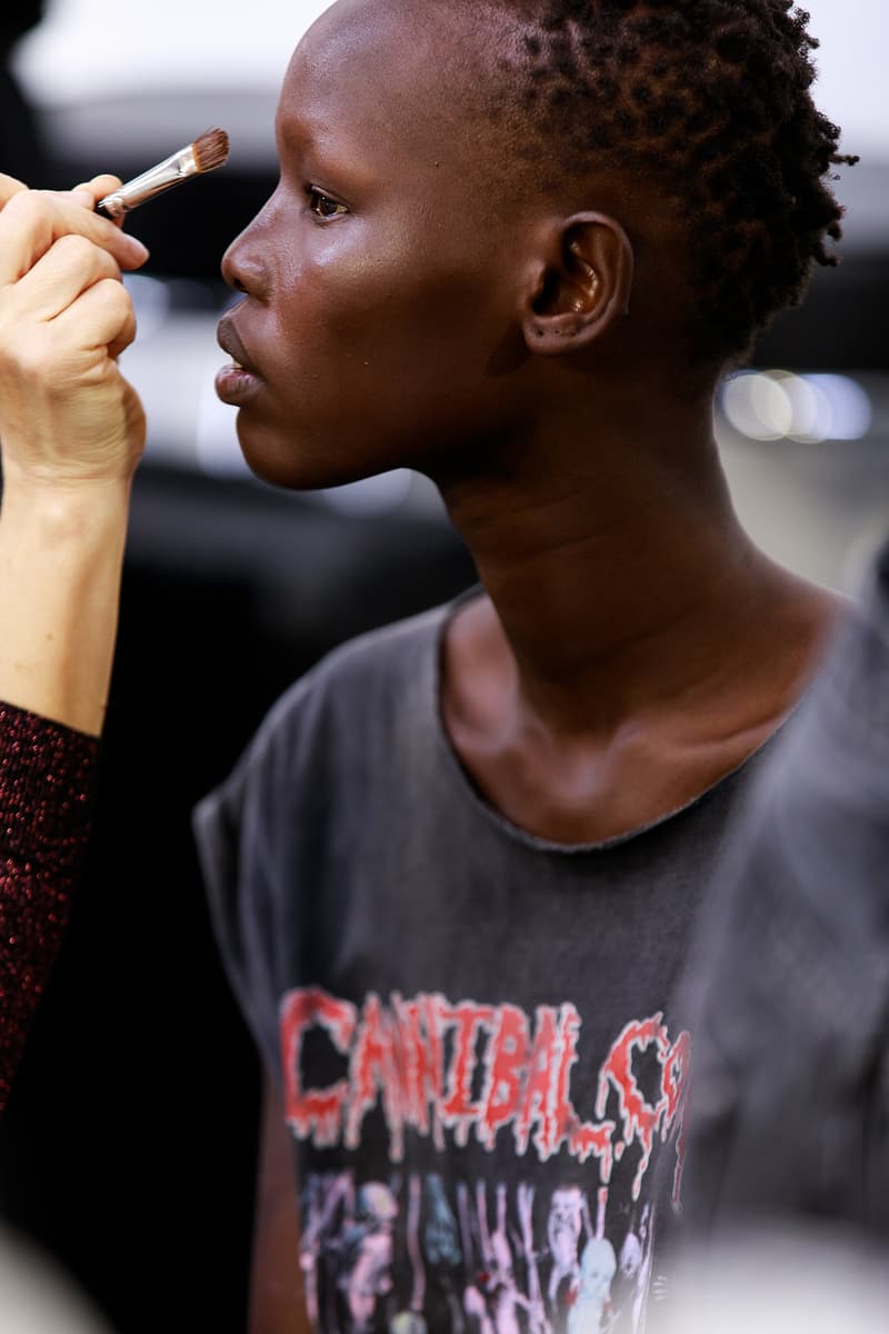 Acne Studios Fall Winter 2019 Show Backstage Paris Fashion Week Womenswear Johnny Johansson Coats Fur Bags Sunglasses Models