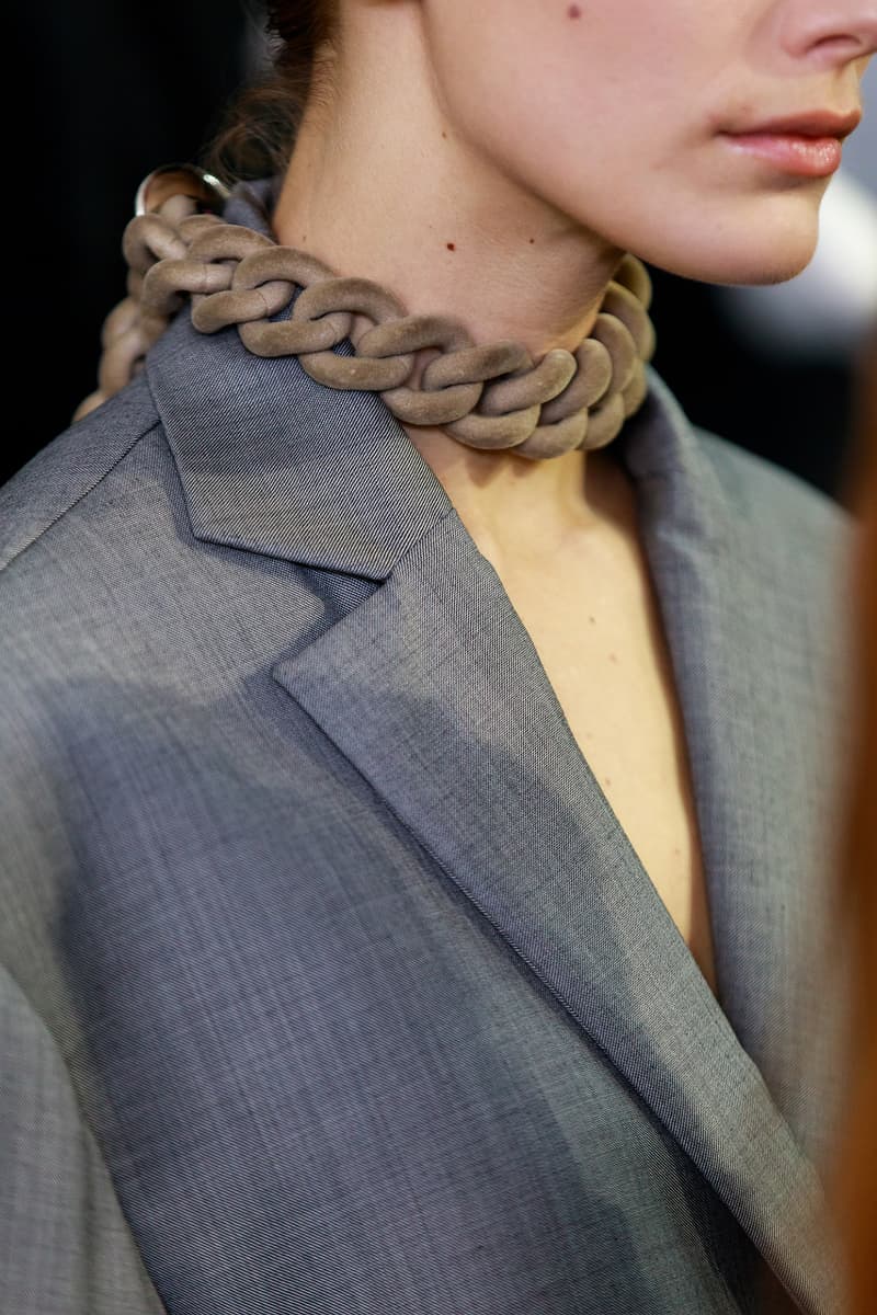 Acne Studios Fall Winter 2019 Show Backstage Paris Fashion Week Womenswear Johnny Johansson Coats Fur Bags Sunglasses Models