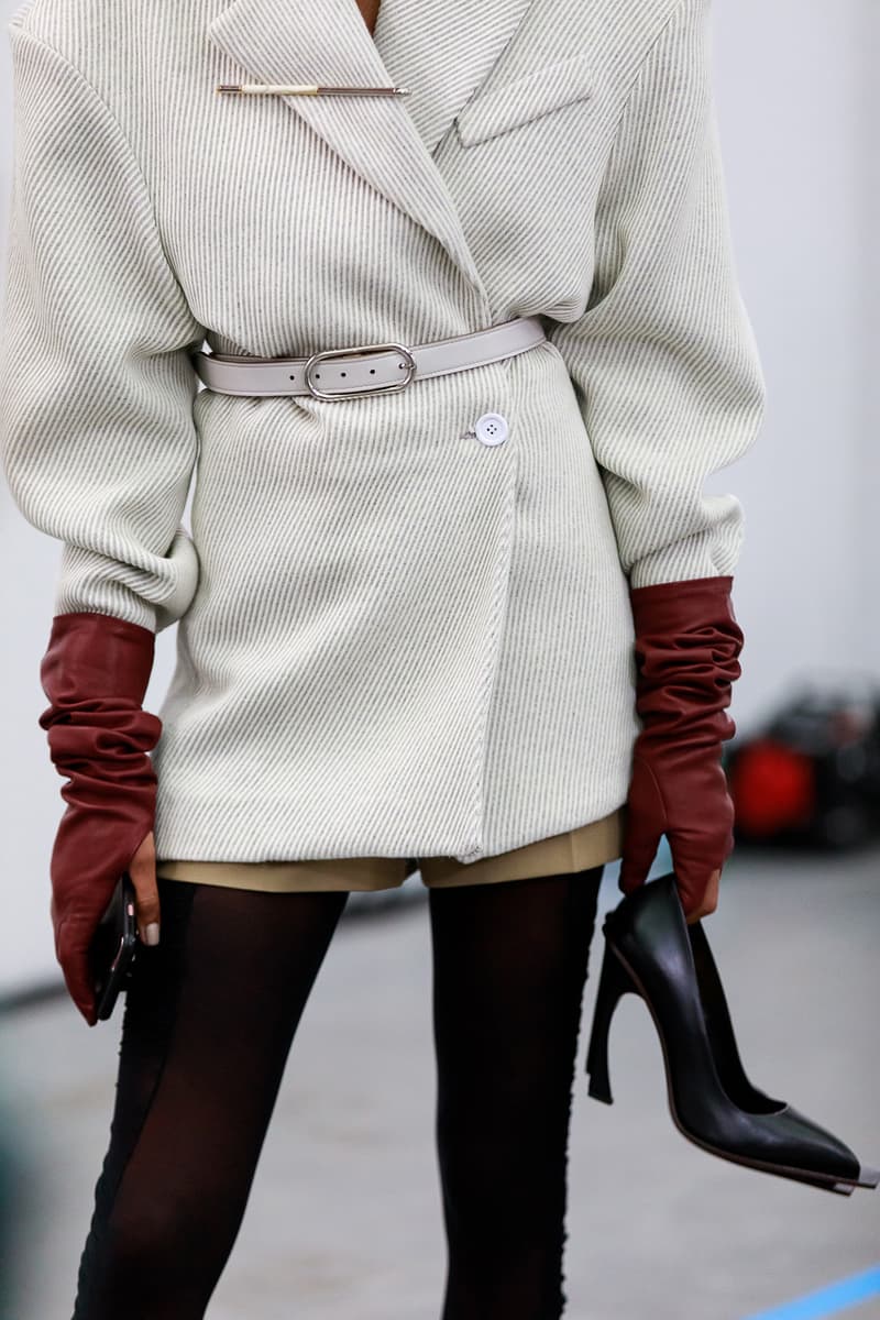 Acne Studios Fall Winter 2019 Show Backstage Paris Fashion Week Womenswear Johnny Johansson Coats Fur Bags Sunglasses Models