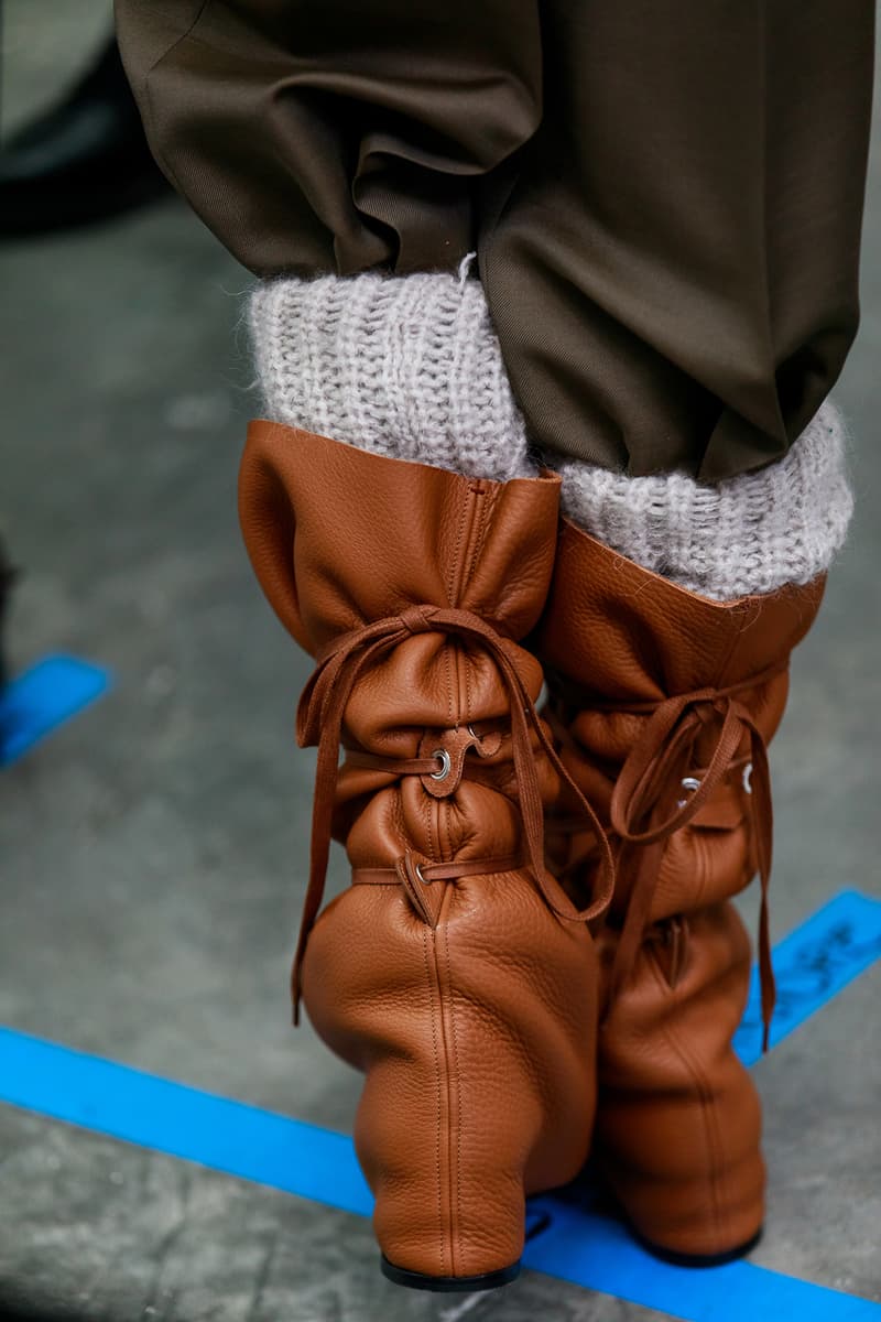 Acne Studios Fall Winter 2019 Show Backstage Paris Fashion Week Womenswear Johnny Johansson Coats Fur Bags Sunglasses Models