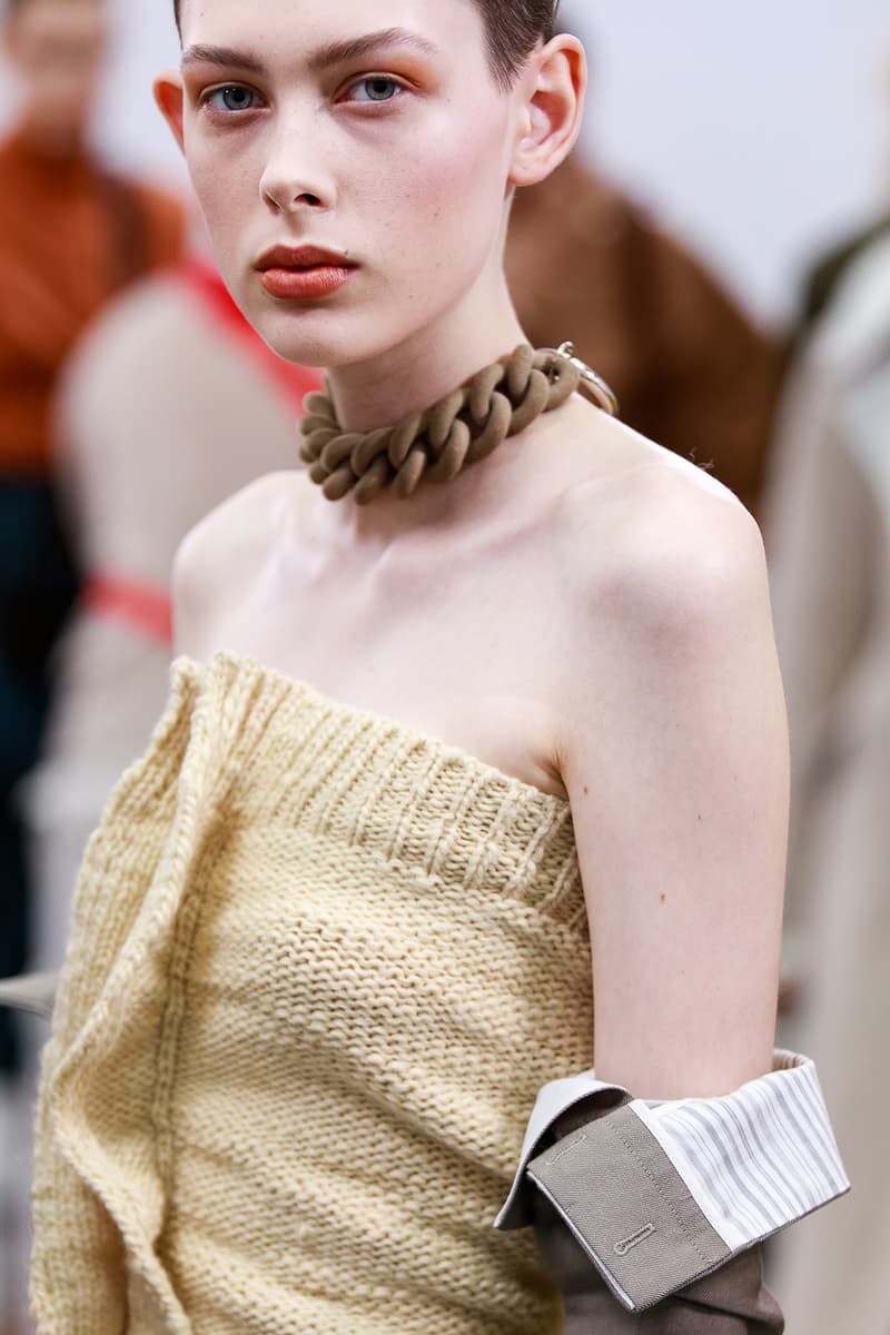 Acne Studios Fall Winter 2019 Show Backstage Paris Fashion Week Womenswear Johnny Johansson Coats Fur Bags Sunglasses Models