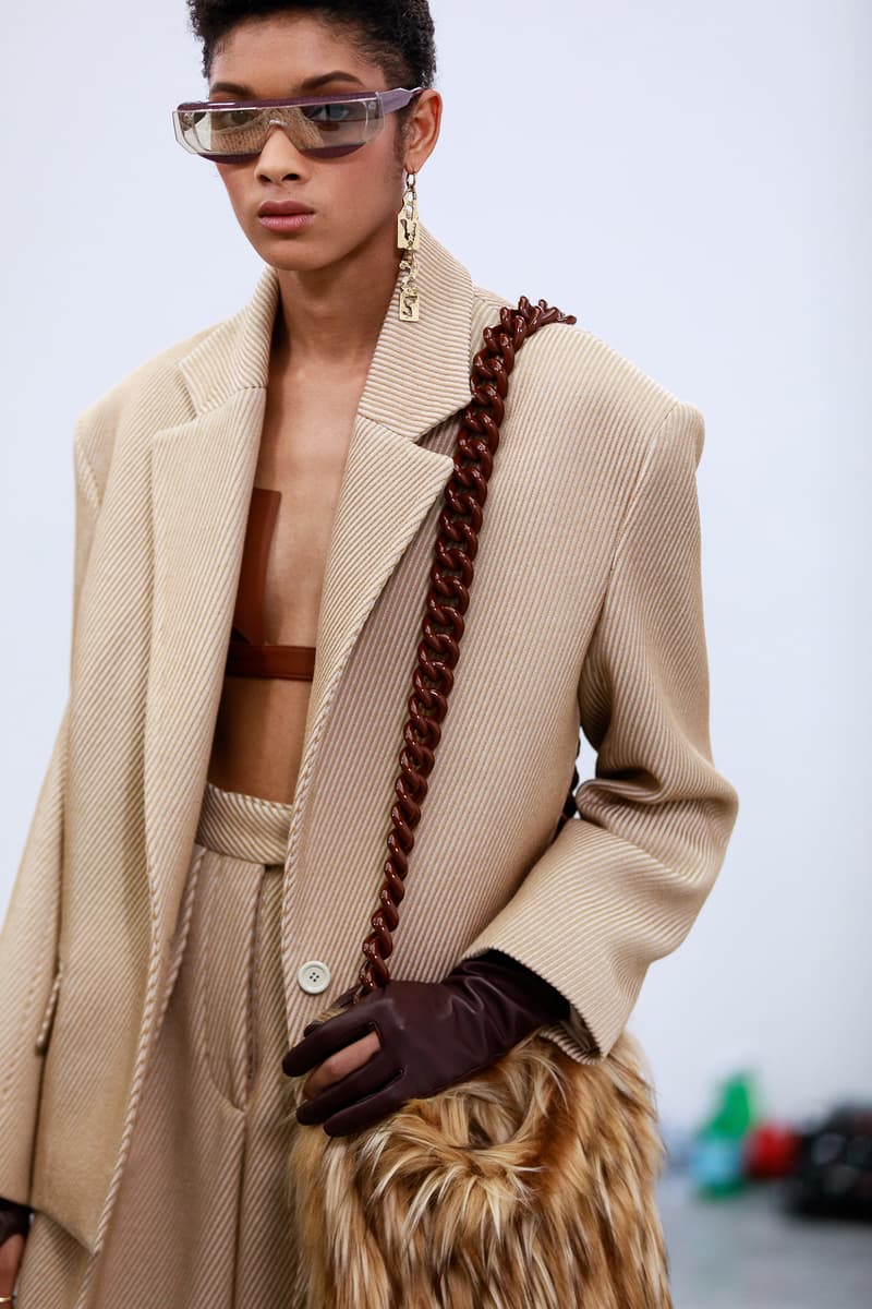 Acne Studios Fall Winter 2019 Show Backstage Paris Fashion Week Womenswear Johnny Johansson Coats Fur Bags Sunglasses Models