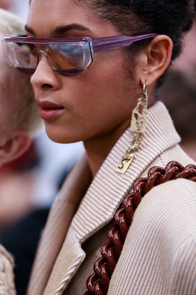 Acne Studios Fall Winter 2019 Show Backstage Paris Fashion Week Womenswear Johnny Johansson Coats Fur Bags Sunglasses Models