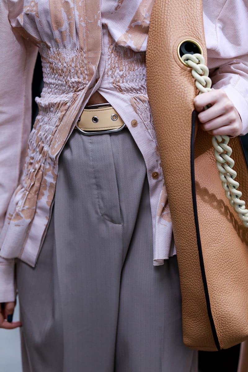 Acne Studios Fall Winter 2019 Show Backstage Paris Fashion Week Womenswear Johnny Johansson Coats Fur Bags Sunglasses Models