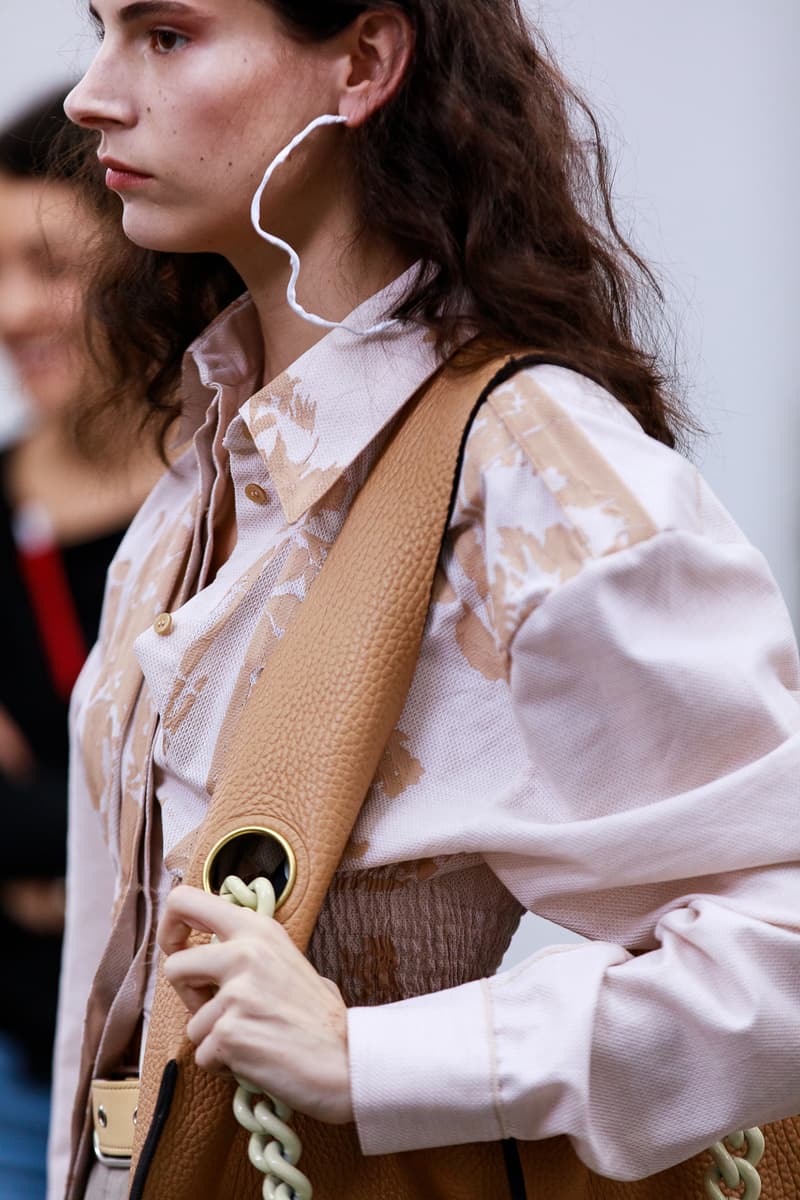Acne Studios Fall Winter 2019 Show Backstage Paris Fashion Week Womenswear Johnny Johansson Coats Fur Bags Sunglasses Models