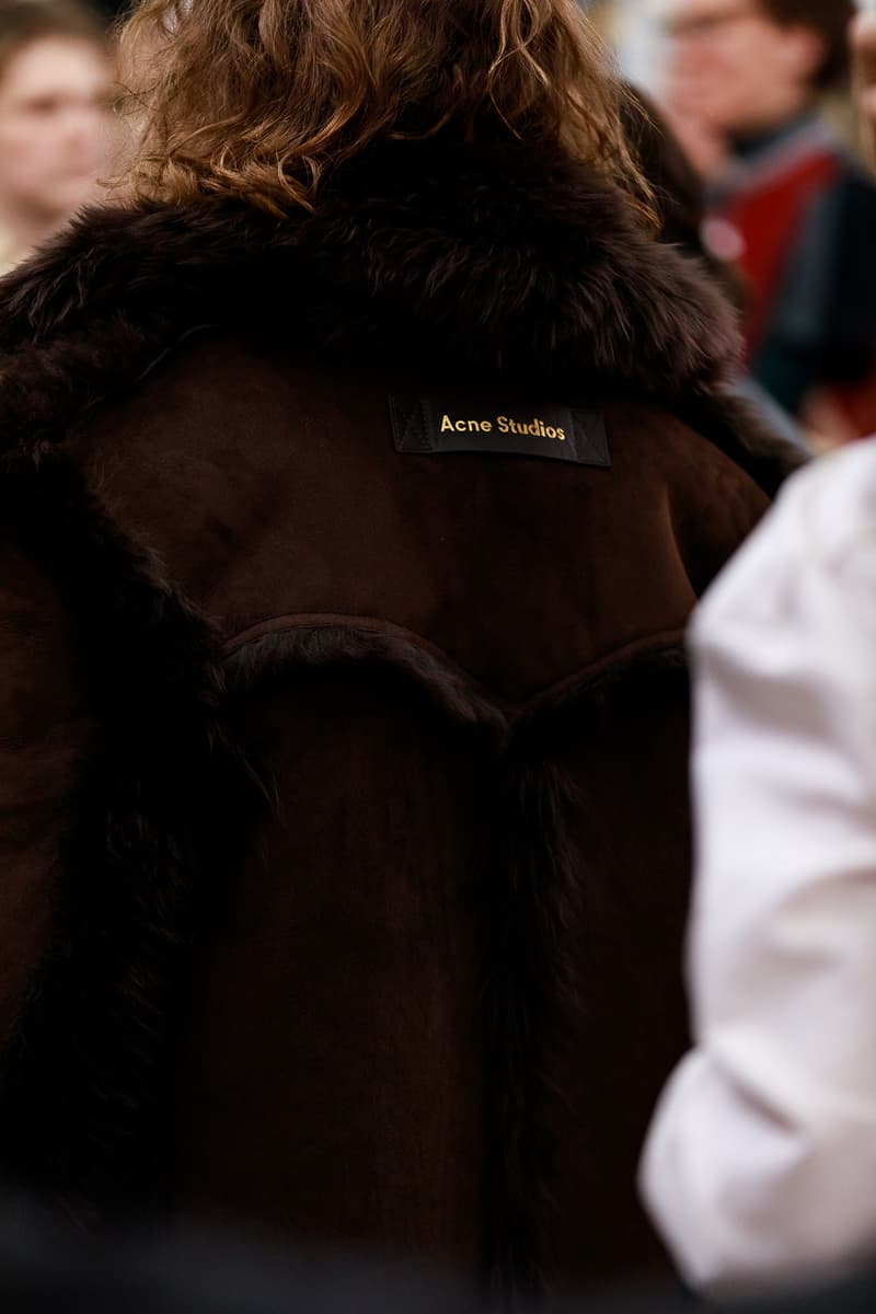Acne Studios Fall Winter 2019 Show Backstage Paris Fashion Week Womenswear Johnny Johansson Coats Fur Bags Sunglasses Models
