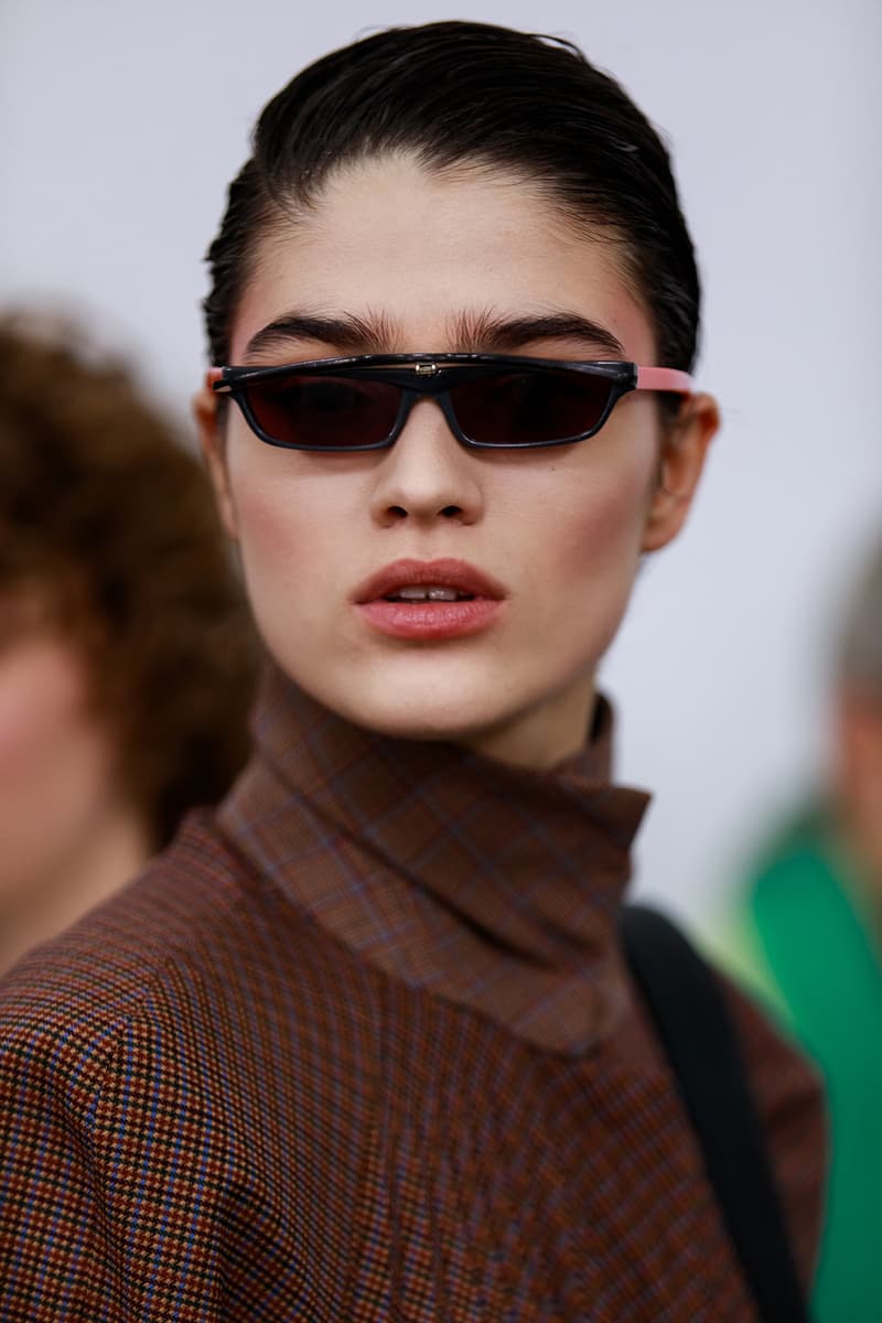 Acne Studios Fall Winter 2019 Show Backstage Paris Fashion Week Womenswear Johnny Johansson Coats Fur Bags Sunglasses Models