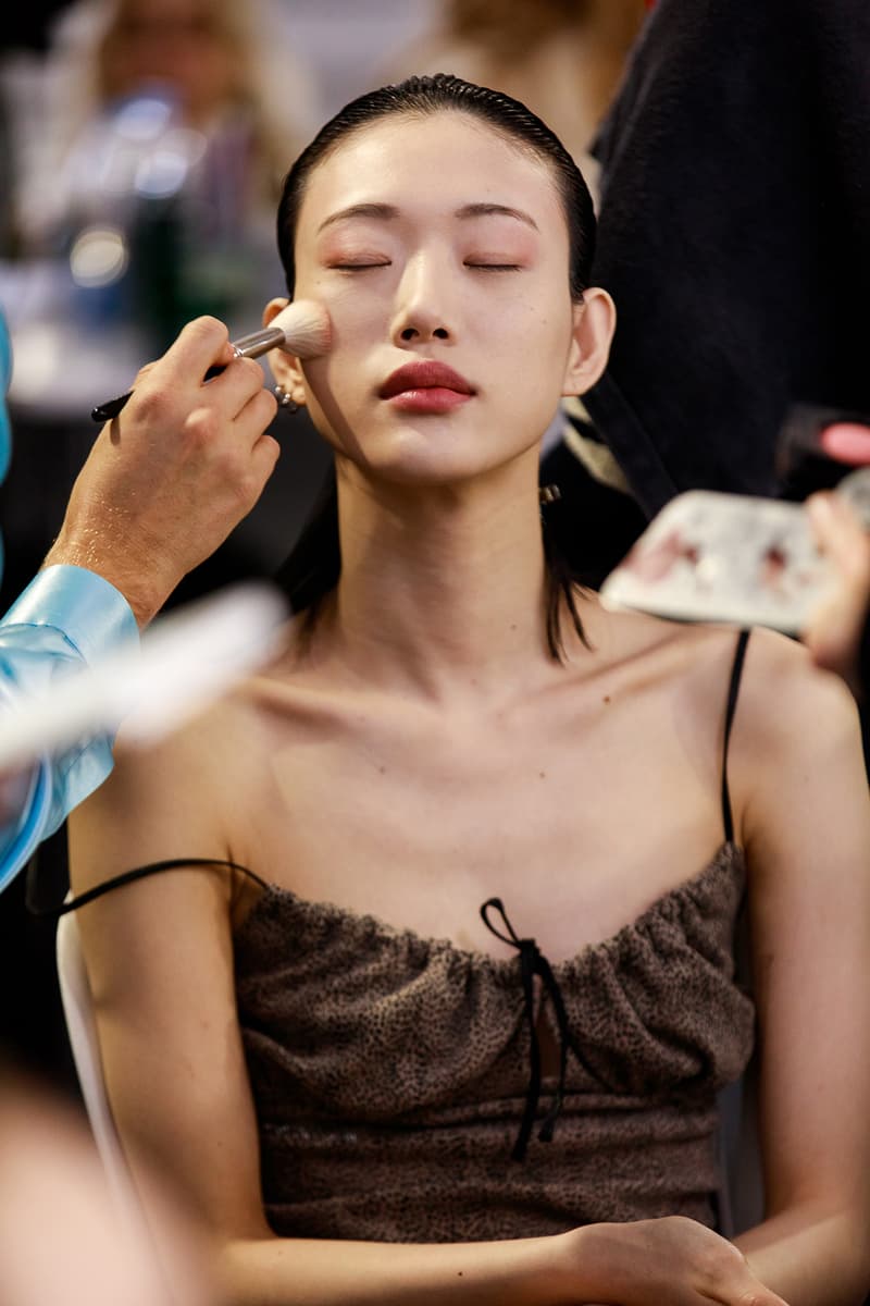 Acne Studios Fall Winter 2019 Show Backstage Paris Fashion Week Womenswear Johnny Johansson Coats Fur Bags Sunglasses Models