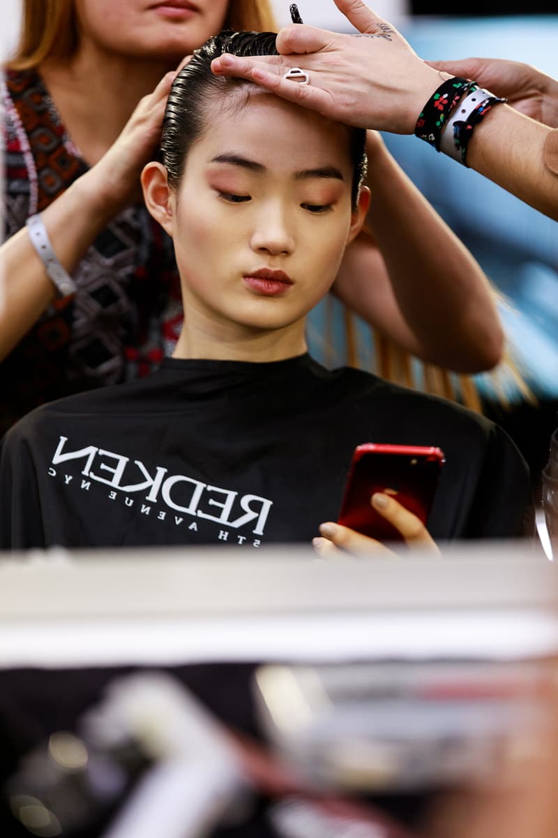 Acne Studios Fall Winter 2019 Show Backstage Paris Fashion Week Womenswear Johnny Johansson Coats Fur Bags Sunglasses Models